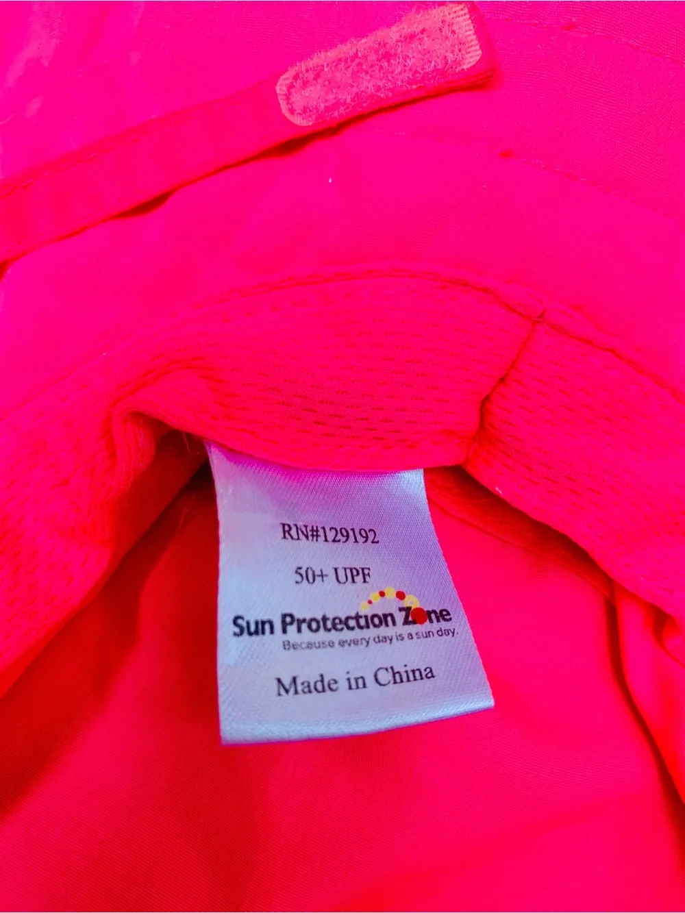 Sun Protection Zone Neon Pink Floral Sun Hat